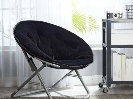 Faux Fur Saucer Chair